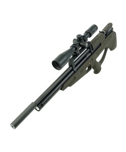 Пневматическая винтовка Ataman M20 648 ST Булл-пап (Soft-Touch Olive, PCP, редуктор) 6,35 мм