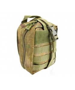 Аптечка тактическая Rusforce Emergency для хранения медикаментов, 21x15x10 см (Green Camo)