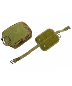 Аптечка тактическая Rusforce Emergency для хранения медикаментов, 21x15x10 см (Green Camo)