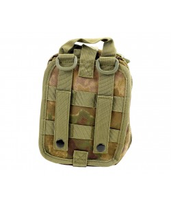 Аптечка тактическая Rusforce Emergency для хранения медикаментов, 21x15x10 см (Green Camo)