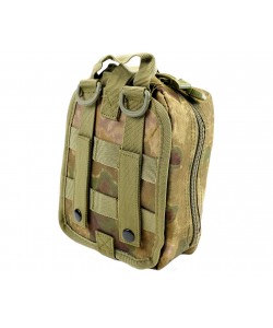Аптечка тактическая Rusforce Emergency для хранения медикаментов, 21x15x10 см (Green Camo)