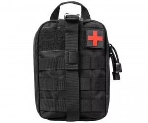 Аптечка тактическая Rusforce Emergency для хранения медикаментов, 21x15x10 см (Black)