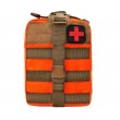 Аптечка тактическая Rusforce Emergency для хранения медикаментов, 21x15x10 см (Orange) - фото № 1