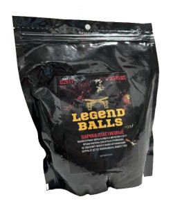 Шары для страйкбола Legend Balls 0,28 г, 3570 штук (1 кг, белые)