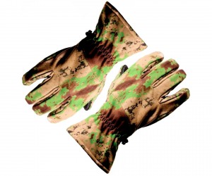 Перчатки демисезонные Стикхант Хантер Про полноразмерные (Green Camo)