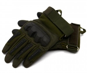 Перчатки тактические Стикхант Marine Winter полноразмерные I-Touch (хаки)