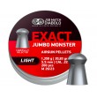 Пули JSB Exact Jumbo Monster Light Diabolo 5,5 мм, 1,35 г (200 штук) - фото № 1