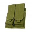 Подсумок поясной Rusforce Tactical Pouch Triple закрытый для 2-х магазинов АК (Green) - фото № 1