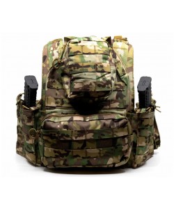 Разгрузка RusForce CPQR Pro для крепления снаряжения и бронеплит на 15 карманов (мультикам)
