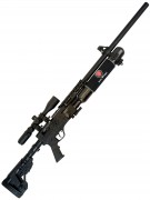 Пневматическая винтовка Hatsan Blitz 777 (пластик, телескопич. приклад, PCP, ★3 Дж) 6,35 мм