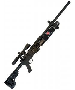 Пневматическая винтовка Hatsan Blitz 777 (пластик, телескопич. приклад, PCP, ★3 Дж) 6,35 мм