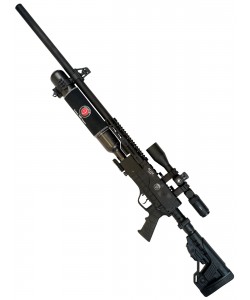 Пневматическая винтовка Hatsan Blitz 777 (пластик, телескопич. приклад, PCP, ★3 Дж) 6,35 мм