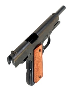 |Уценка| Макет пистолет Colt M1911A1 .45, светлое дерево (США, 1911 г.) DE-8312 (№ 683-УЦ)
