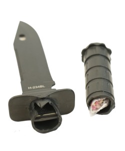 |Уценка| Туристический нож выживания «Ножемир» H-234BL Комбат (комплект НАЗ) (№ 692-УЦ)