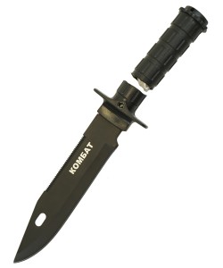 |Уценка| Туристический нож выживания «Ножемир» H-234BL Комбат (комплект НАЗ) (№ 692-УЦ)