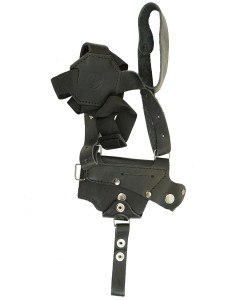 |Уценка| Кобура оперативная универсальная CP (нат. кожа) черная (№ 694-УЦ)