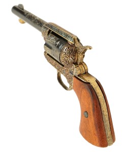 |Уценка| Макет револьвер Colt Peacemaker .45, 4,75”, гравировка (США, 1873 г.) DE-M-1280-L (№ 702-УЦ)