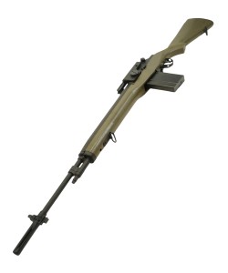 |Б/у| Снайперская винтовка Cyma M14 Olive (CM.032OD) с планкой Weaver (№ 319ком)