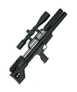 Пневматическая винтовка «Снайпер Буллпап», L=420 мм, шт/взвод (пластик, PCP, редуктор) 6,35 мм