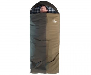 Спальный мешок Expert-Tex Comfort, от -2°C до -7°C (хаки)