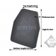 Бронепластина FMA SAPI Dummy Ballistic Plate (Black) - фото № 3