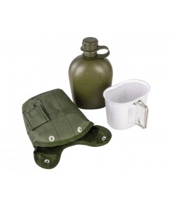 Фляга PMX-9 1L с котелком (зеленый)