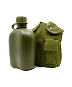 Фляга PMX-9 1L с котелком (зеленый)