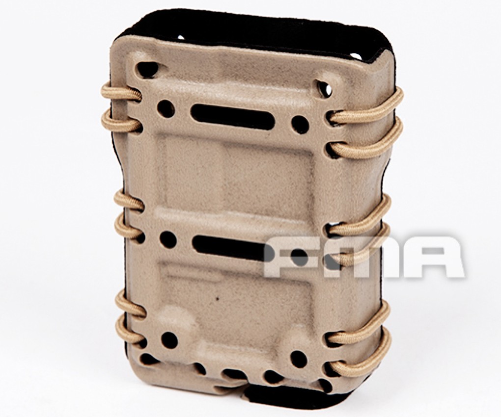Держатель FMA TB1210 Scorpion RIFLE для магазина 5,56 мм, с флокированием (Desert)
