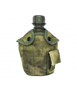 Фляга Стикхант Tactical Arms 1L с котелком (мультикам зеленый)