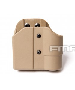 Держатель FMA для магазина и фонаря, крепление на ремень (Desert)