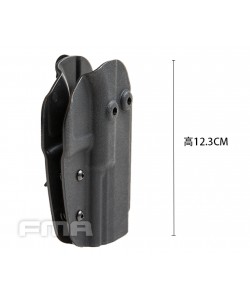 Кобура полимерная FMA Kydex для Glock G17, на ремень (Black)