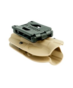 Кобура полимерная FMA Kydex для Beretta 92, на ремень (Desert)