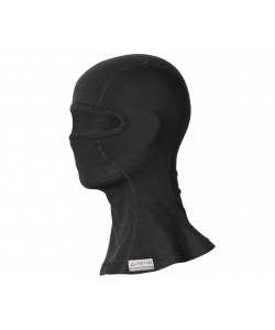 Маска-балаклава Lasting WAK из мериносовой шерсти (Black)