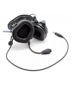 Наушники активные Earmor Military Edition ME5 c микрофоном и разъемом для тангенты, 22-82 ДБ (черный)