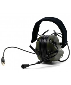 Наушники активные Earmor Military Edition ME5 c микрофоном и разъемом для тангенты, 22-82 ДБ (хаки)