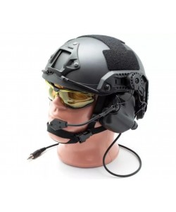 Наушники активные Earmor Military Edition ME6 с микрофоном на шлем-каску, 22-82 ДБ (хаки)