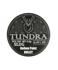 Пули полнотелые Tundra Hollow Point Bullet 6,35 (6,42) мм, 3,5 г (250 штук)