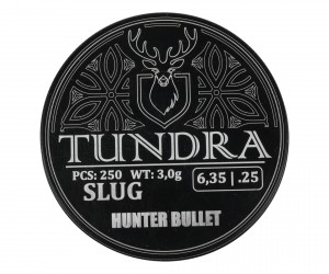 Пули полнотелые Tundra Hunter Bullet 6,35 (6,42) мм, 3,0 г (250 штук)