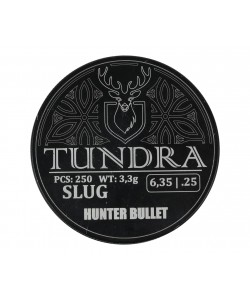 Пули полнотелые Tundra Hunter Bullet 6,35 (6,42) мм, 3,3 г (250 штук)