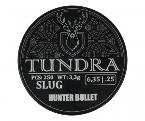 Пули полнотелые Tundra Hunter Bullet 6,35 (6,42) мм, 3,3 г (250 штук)