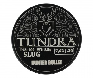 Пули полнотелые Tundra Hunter Bullet 7,62 (7,74) мм, 5,5 г (100 штук)