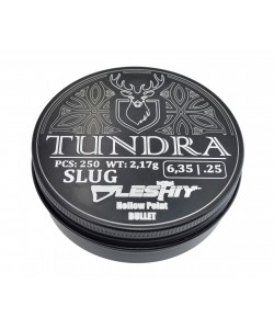 Пули полнотелые Tundra Hollow Point Bullet 6,35 мм, 2,17 г (250 штук) для Leshy SLAG