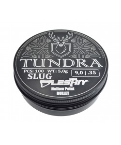 Пули полнотелые Tundra Hollow Point Bullet 9,0 мм, 5,0 г (100 штук) для Leshy SLAG
