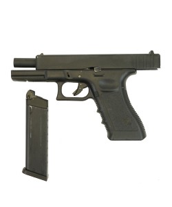 |Уценка| Страйкбольный пистолет KJW KP-17 Glock G17 Gas Black, металл. затвор (№ 703-УЦ)