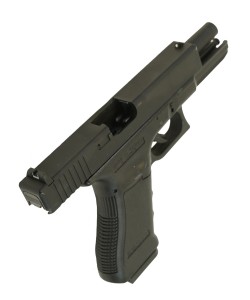|Уценка| Страйкбольный пистолет KJW KP-17 Glock G17 Gas Black, металл. затвор (№ 703-УЦ)