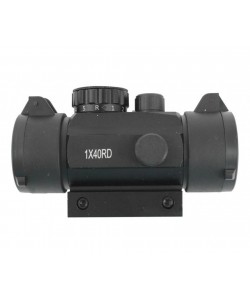 Коллиматорный прицел Target Red Dot 1x40RD, закрытый, на Weaver с крышкой