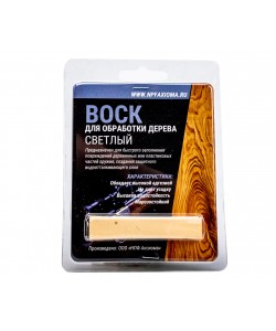 Воск реставрационный для обработки дерева (светлый)