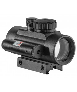 Коллиматорный прицел Patriot 1x40 на Weaver + «л/хвост», Red/Green, ЛЦУ