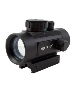 Коллиматорный прицел Patriot 1x40 на Weaver + «л/хвост», Red/Green, ЛЦУ
