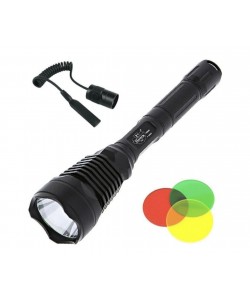 Фонарь тактический Patriot Q2800 GREE XML T6 (сменные фильтры, выносная кнопка)